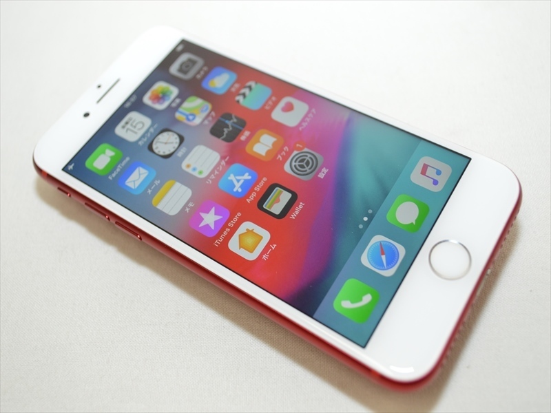 極美品 au iPhone7 128GB PRODUCT RED MPRX2J/A 判定〇 バッテリー最大容量96％ 買取実績